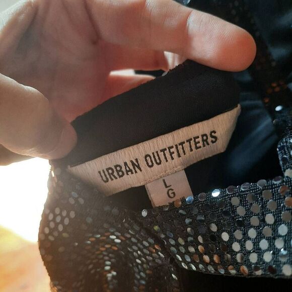 Urban Outfitters Mila Black Mini Sequin Dress - Picture 5 of 8
